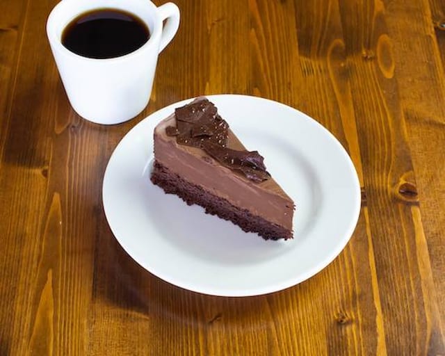 Chocolate Mousse Cake.