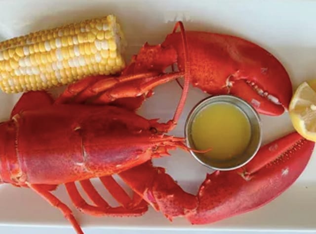 Steamed Whole Lobster.