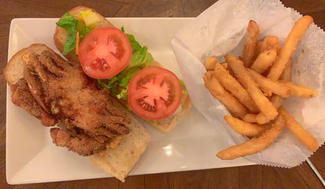 Soft Shell Po Boy.